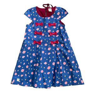 Wild Flowers Moonwalk Galactic Print Dress 8